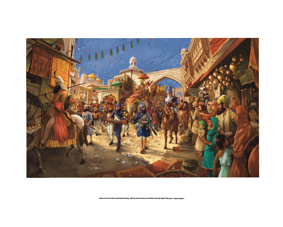 Streets of Lahore - Sarkar-e-Khalsa 2025 Calendar - 11" x 14" Print