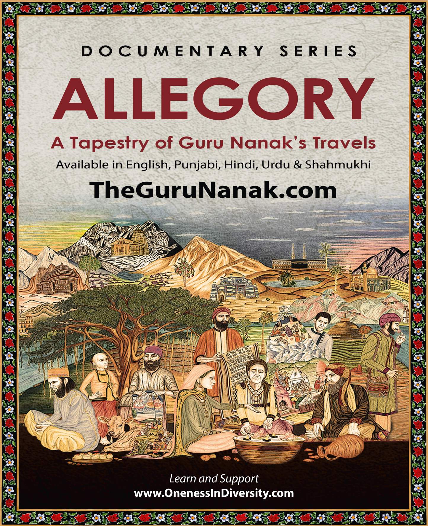 Mahala9 2026 1st Udasi of Guru Nanak Wall Calendar